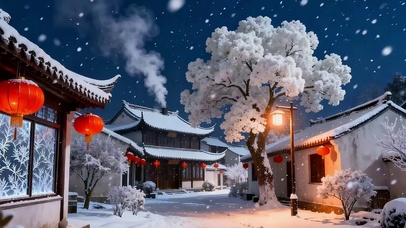 春节家家户户新年