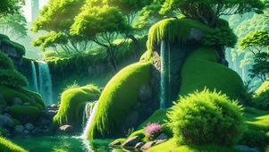 小溪流水