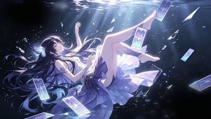 幻蝶深海塔罗牌少女