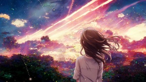 4K 唯美星空烟花