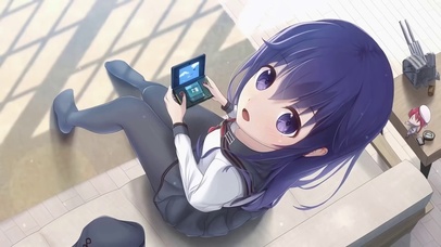 清纯可爱长腿黑丝游戏少女