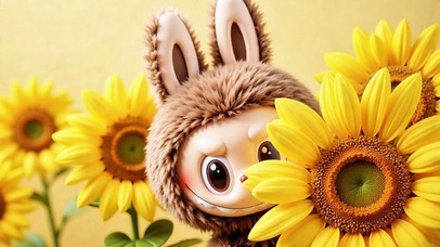 向日葵的拉布布