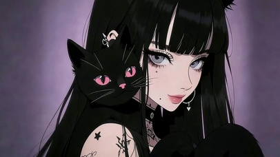 暗夜猫语