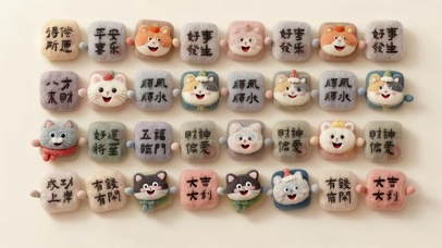 可爱文字猫咪头像