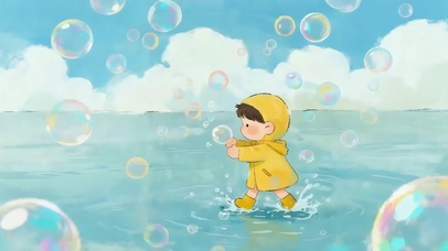 踩水童趣