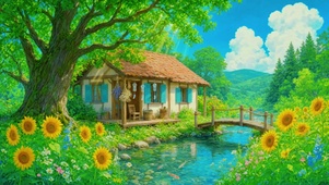 治愈森林木屋