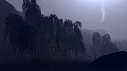 自然环境雷雨夜