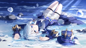 水中女孩
