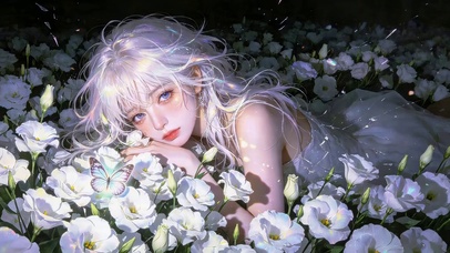 鲜花女孩
