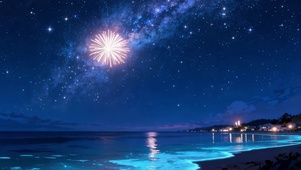 星海夜岸