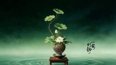 一花藏静意 心安则静