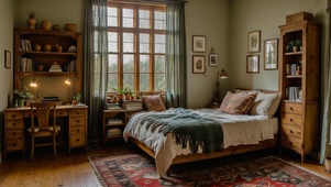 【雨景】怀旧卧房