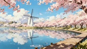 樱花湖