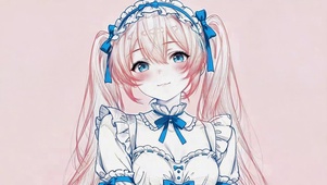 清新双马尾女仆