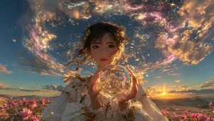 梦幻美少女梦中你治愈系护眼