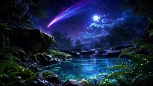 月夜流星秘境