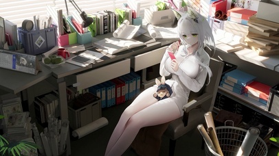 凯猫猫写啥-画师：阿戈魔