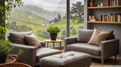 【雨景】郊外的雨