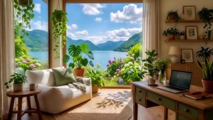 湖景书房