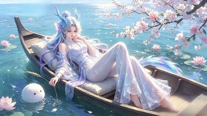 海舟上的龙女