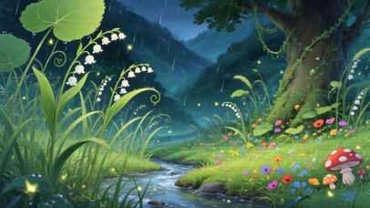 雨涧铃兰