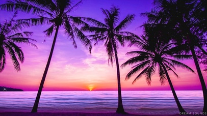 海岛夕阳