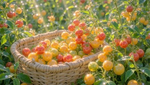 阳光菜园里的小番茄