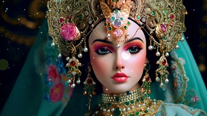 3D动漫印度女神