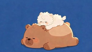可爱两只萌宠