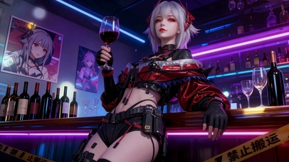 赛博酒巷麦晓雯