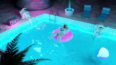 宇航员泳池~（高清悠闲版）