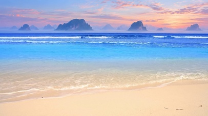 唯美海滩海景