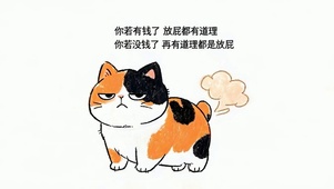 没钱与有钱不一样