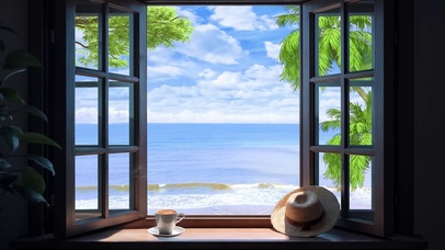 晴空大海