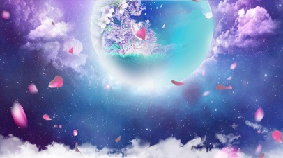 大气梦幻中秋壁纸