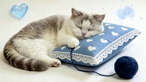 睡着猫咪