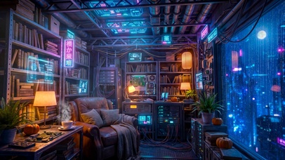 雨夜科技房间