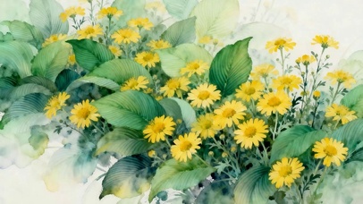 护眼花草树木