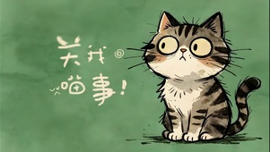 4K懵逼无辜呆萌小猫咪