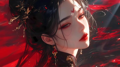 红尘佳人如烟事,风轻云淡一笑中