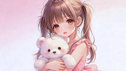 双马尾甜妹