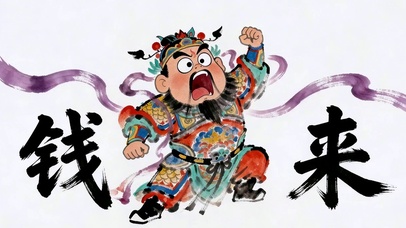 钱 来！