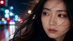 都市夜景氛围感美女