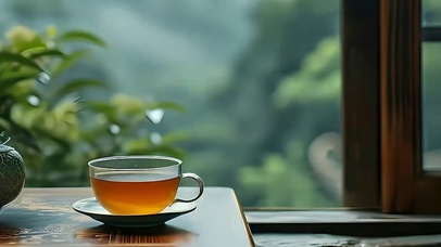 休闲茶座带鱼屏