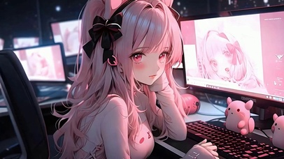 可爱女孩