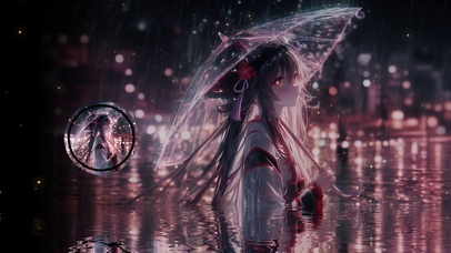 胡桃丨雨寂孤身丨