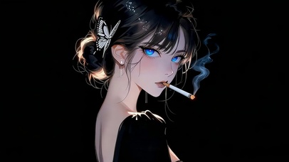 治愈蓝眼女孩