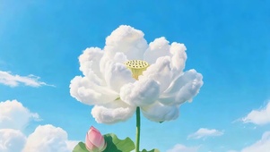 棉花糖荷花