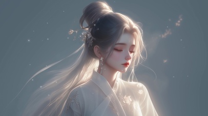 唯美古风少女