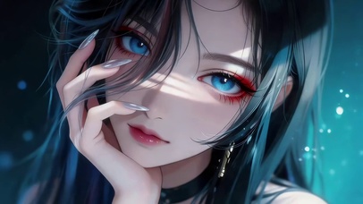 治愈蓝眼女孩